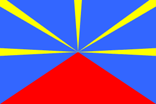 Réunion Island flag